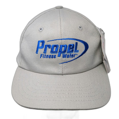 Cap America Baseball Cap Gray Propel Fitness Water Made in USA Blue Hat W/Tags