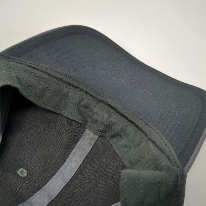 Nike Baseball Cap Gray OSFM Slideback Swoosh Golf Herringbone Curved Bill hat