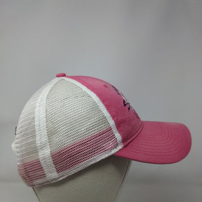 Salt Life Livin' Salty Since 2003 Trucker Hat Pink OSFM Mesh Back 6 Panel