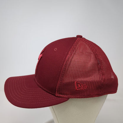 New Era Trucker Hat Red One Size Specialized Logo Mesh Back Snapback Cycling