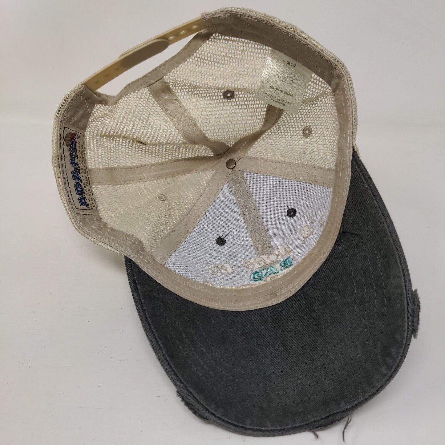 I'll Bring The Bad Decisions Snapback Trucker Hat Multicolor One Size Distressed