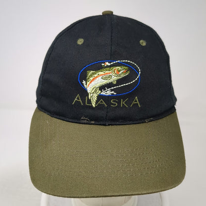 Tongass Trading Company Snapback Black OSFM Alaska Trout Fishing Two Tone Hat