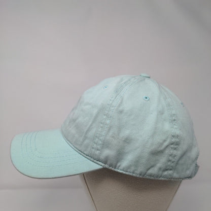 Cap America Slideback Hat Greenish-Blue OSFA Adjustable Solid Blank