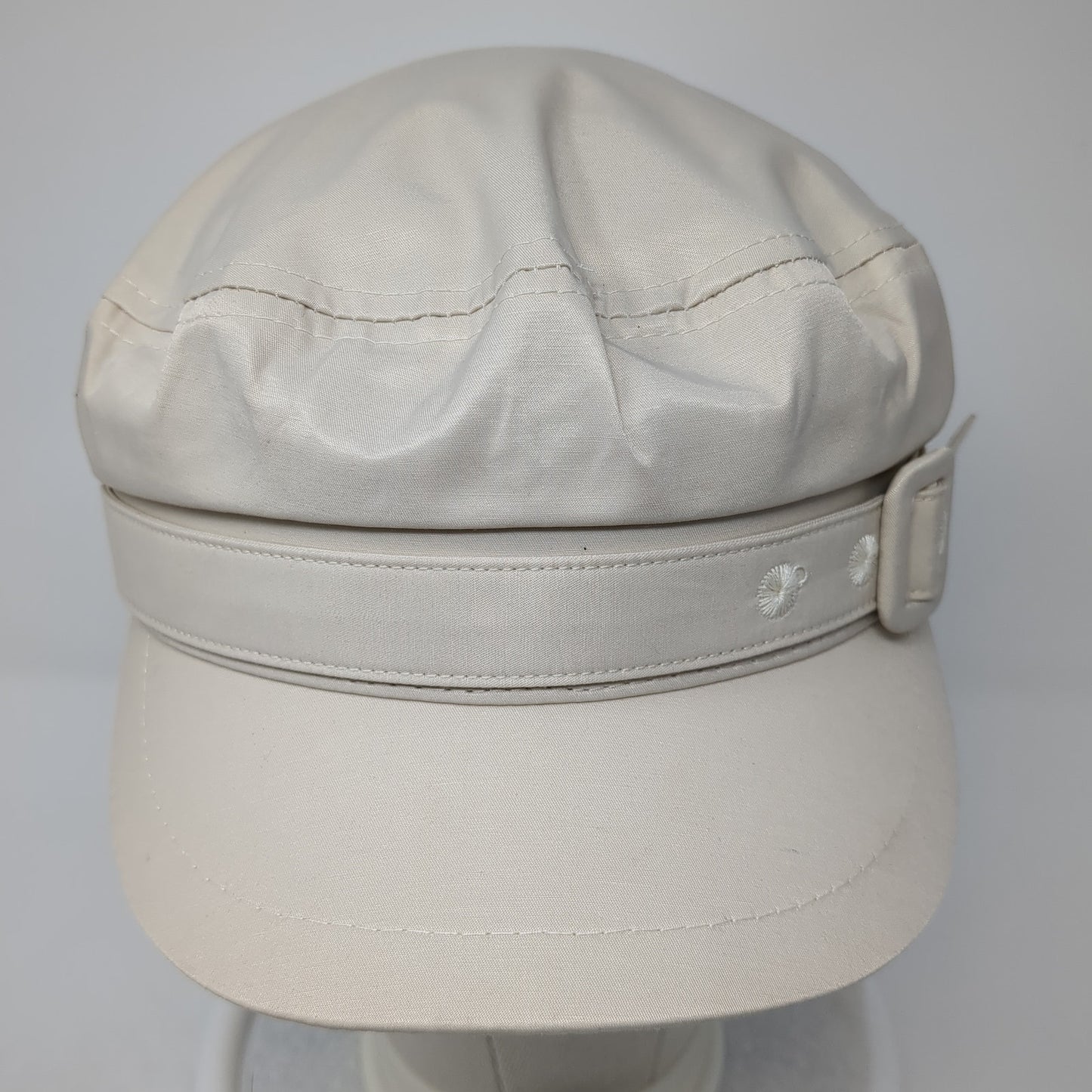 Unbranded Cadet Army Cap Beige One Size Lightweight Military Blank