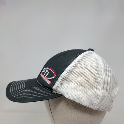 PTI Progressive Tractor Implement Snapback Mesh Back Trucker Hat Black One Size
