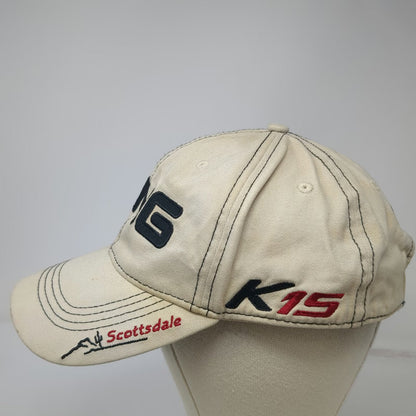Ping Baseball Cap Beige OSFM Scottsdale G15 K15 Golf Hat Slideback Embroidered
