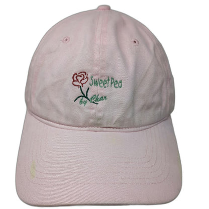 Pacific Headwear Baseball Cap Pink One Size Sweet Pea by Char Rose Floral Hat