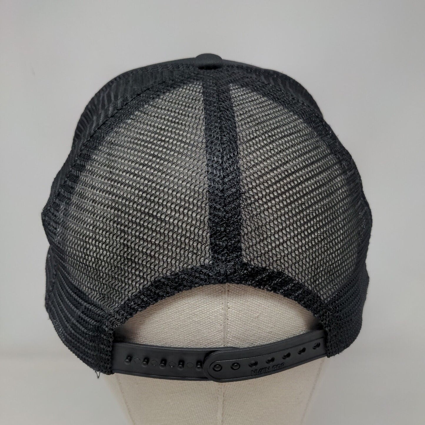 That Work Ain't Gone Do It Self Snapback Trucker Hat Black One Size Mesh Back