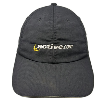 Seba Active Logo Baseball Cap Black Yellow White One Size Strapback Sport Hat