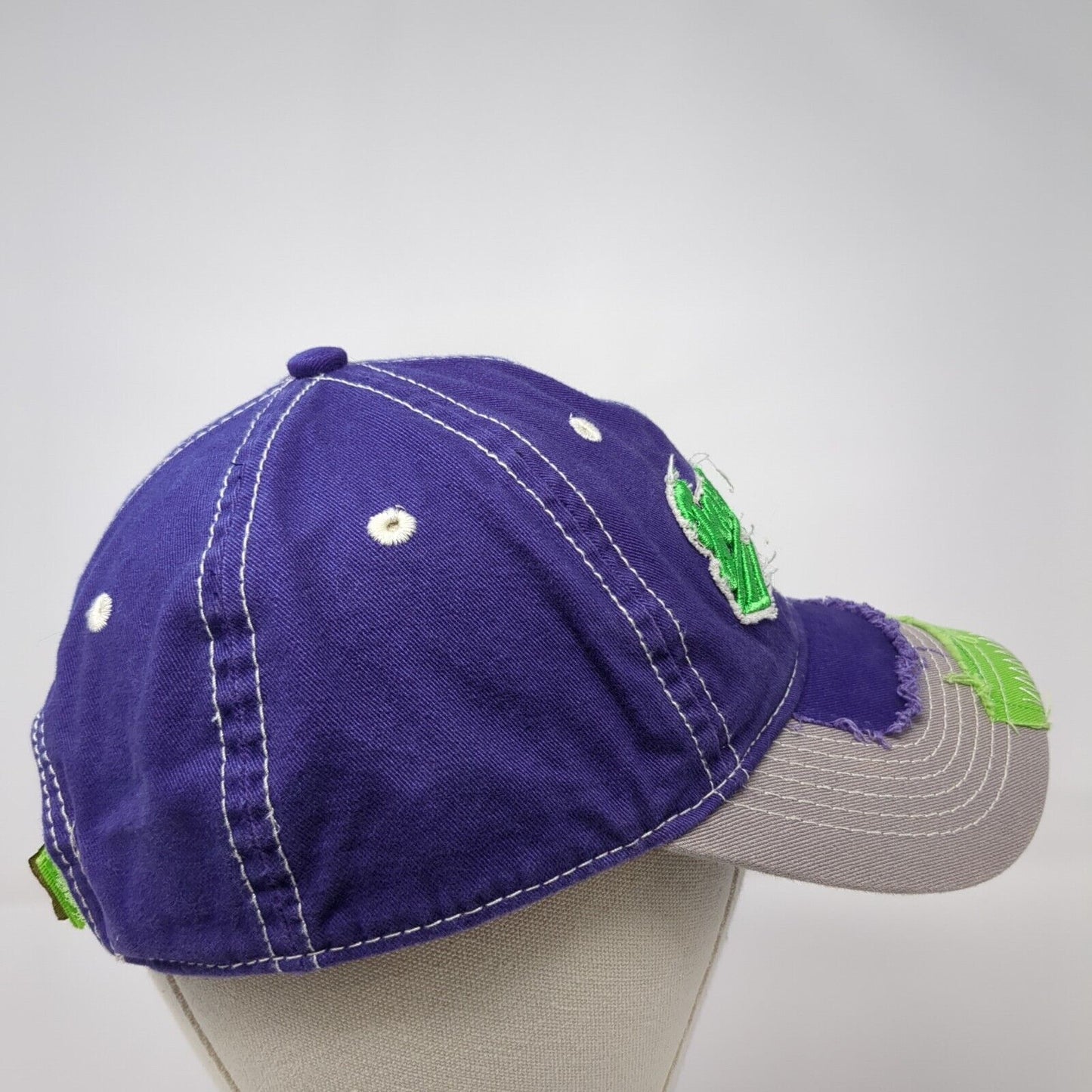 Farm Girl 41 Strapback Hat Purple One Size Adjustable Embroidered