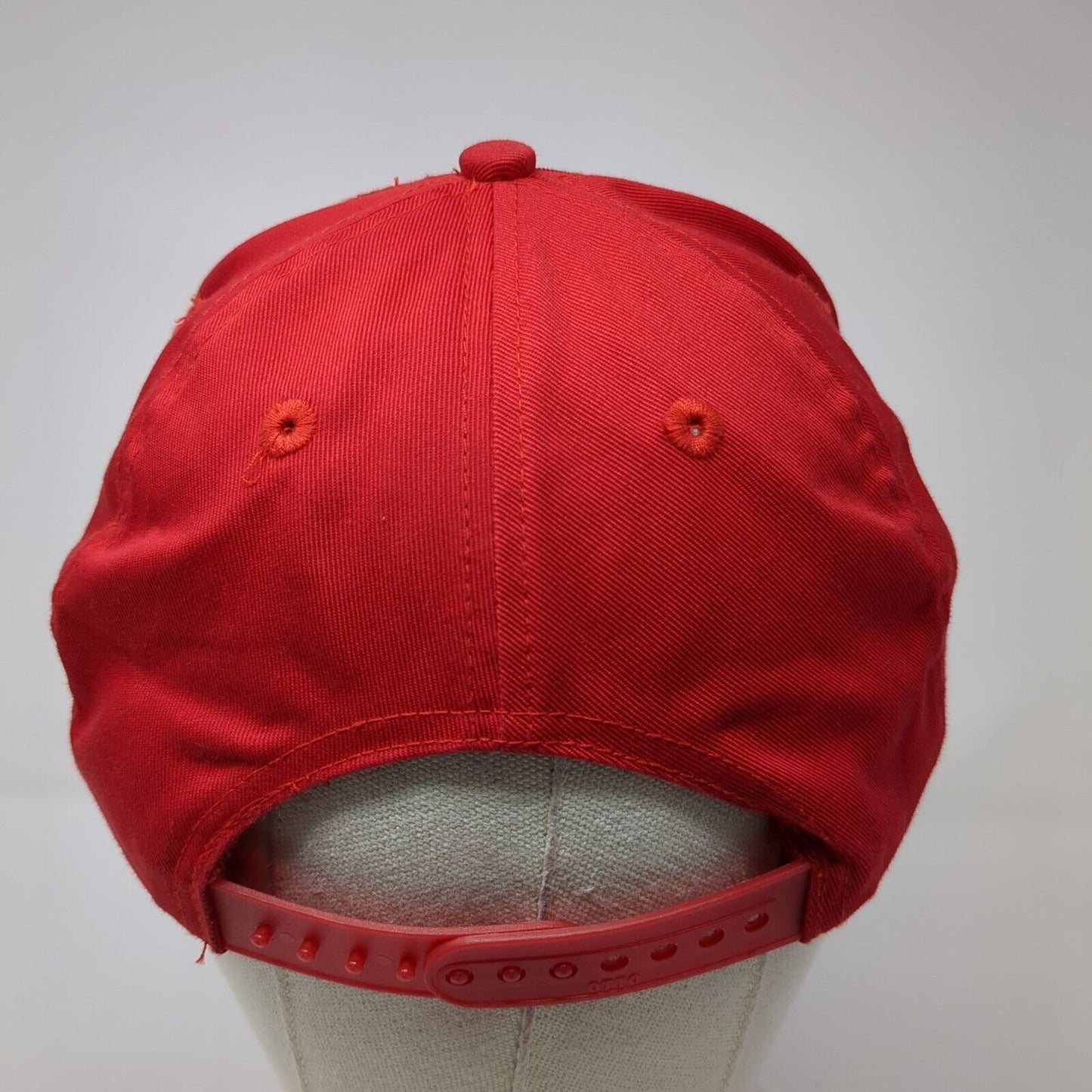Boda's Bar & Grill Hollister Idaho Snapback Hat Red OS Adjustable Rope Otto