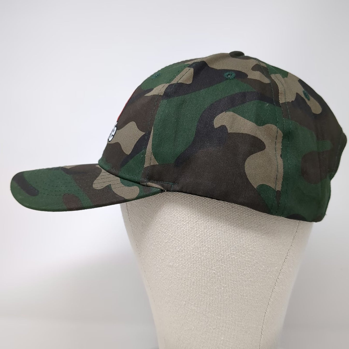 Baseball Cap Green One Size DigSafe 811 Logo Strapback Hat Camo Shovel Safety