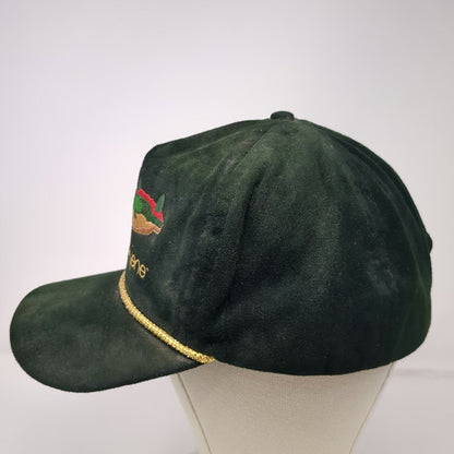 Imperial Headwear 5 Panel Green One Size Golf Hat Rope Coeur d'Alene Strapback