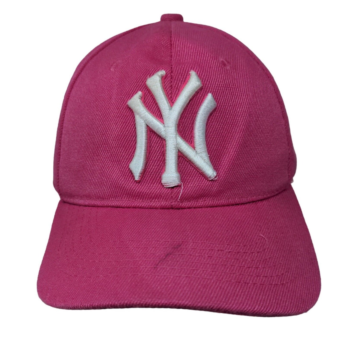 New York Yankees Strapback Hat Women's OSFA MLB Adjustable Embroidered Logo