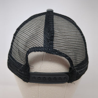 Krispy Kreme Doughnuts Snapback Trucker Hat Gray One Size Mesh Back 6 Panel