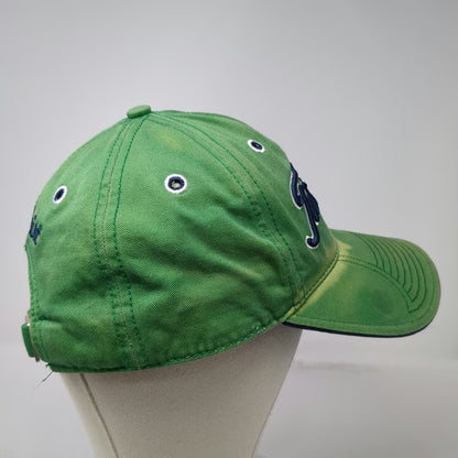 Titleist Baseball Cap Green One Size Blue Logo Slideback Curved Bill Golf Hat