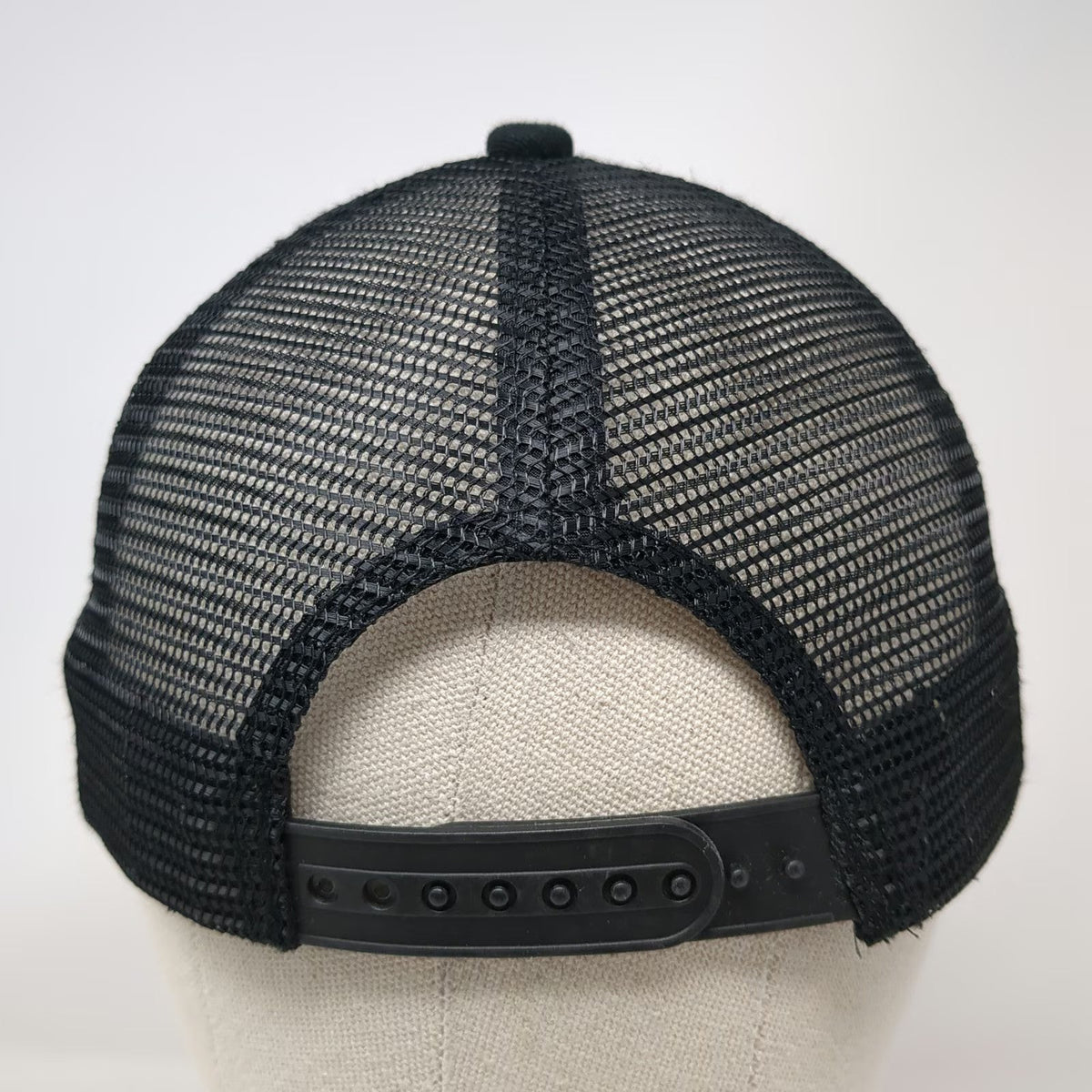 Black Eagle Trucker Hat Black One Size American Flag Mesh Snapback Cap