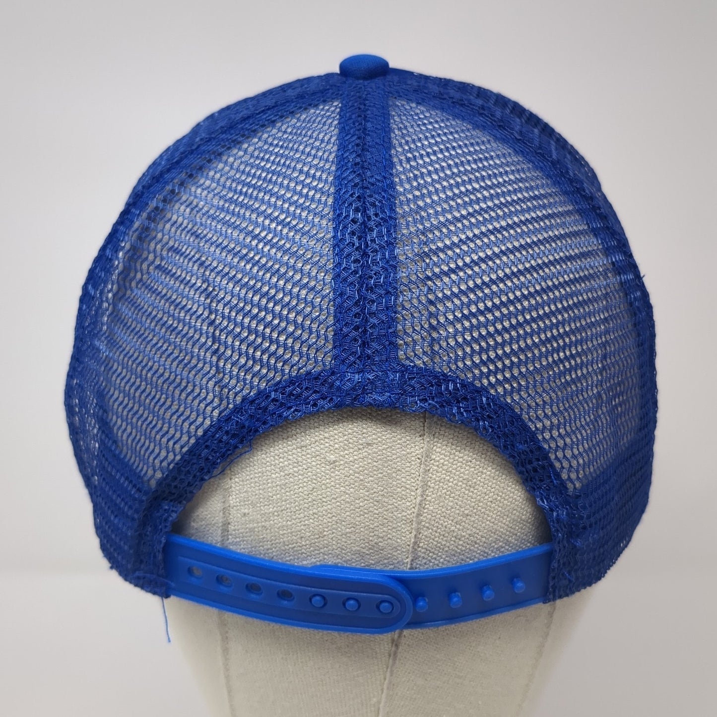 Smiley Face Stars & Stripes Trucker Hat Multicolor One Size Mesh Back Patriotic