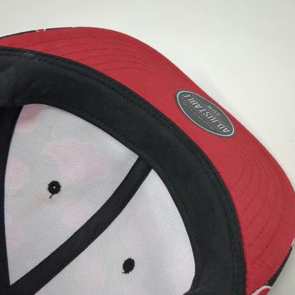 Bioworld Naruto Shippuden Akatsuki Red Cloud All Over Print Snapback Hat OSFM