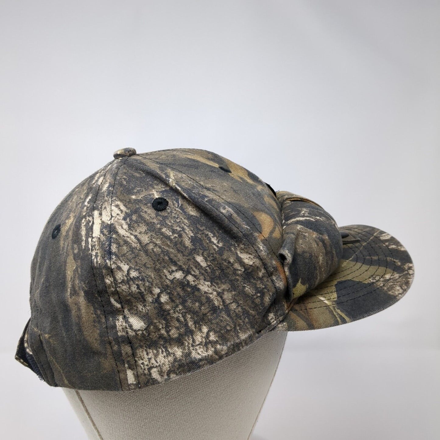 Little Fly Strapback Hat Camouflage One Size Adjustable Vented Holes 6 Panel