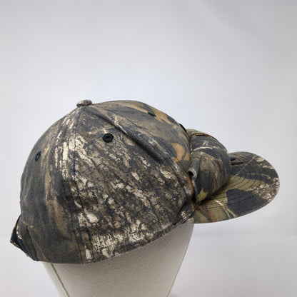 Little Fly Strapback Hat Camouflage One Size Adjustable Vented Holes 6 Panel
