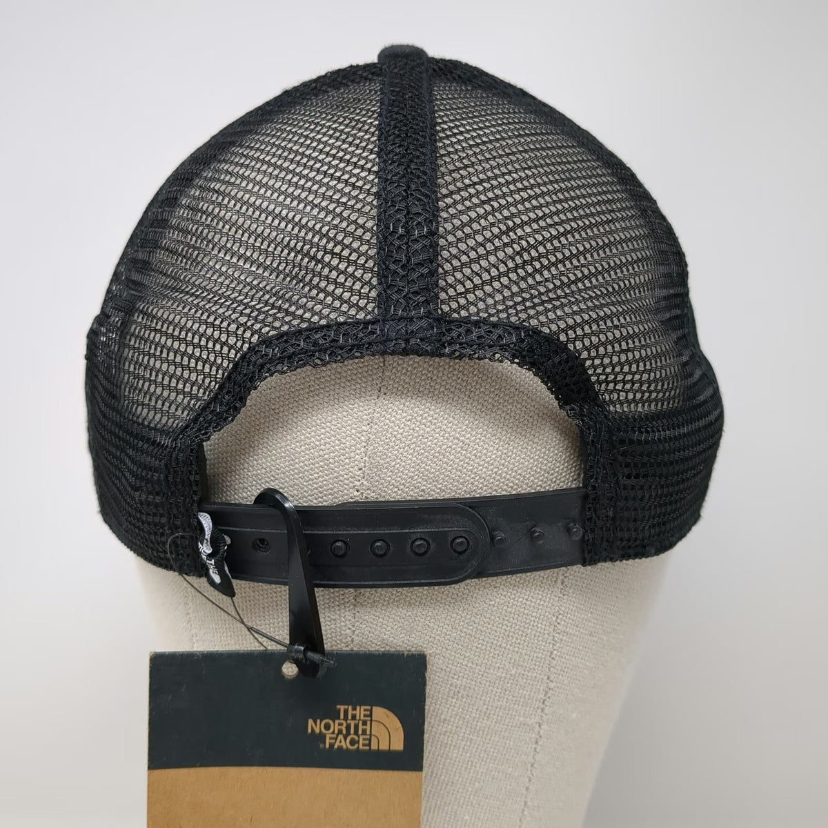 The North Face Trucker Hat Black One Size Idaho KRC Logo Mesh Snapback Cotton