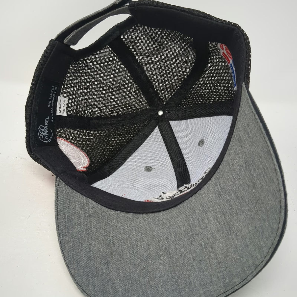 360 Apparel Baseball Cap Gray One Size Scotty's True Value Carquest Mesh Hat