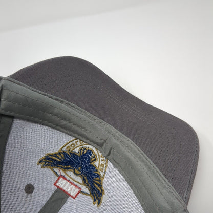 NRA Golden Eagles Strapback Hat Gray One Size Adjustable Embroidered 6 Panel