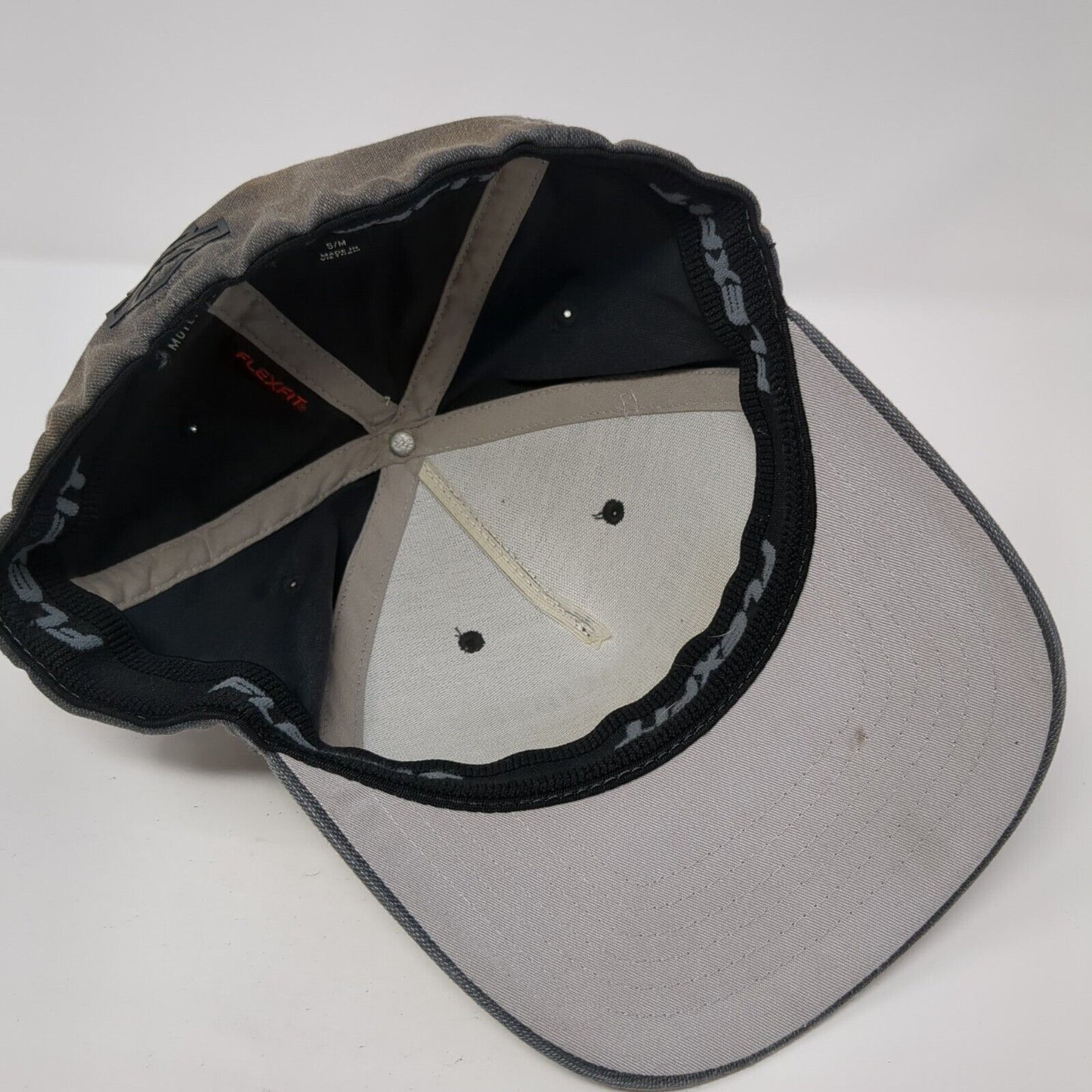 Harley-Davidson Motorcycles Fitted Hat Gray S/M Flexfit Embroidered 6 Panel