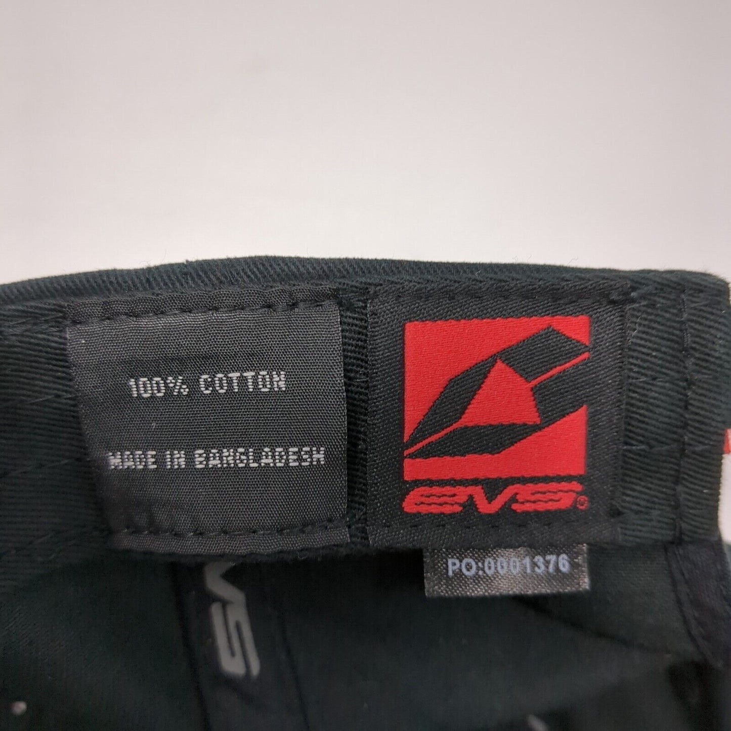 EVS Patch Slideback Hat Black One Size Adjustable Solid 6 Panel Outdoor