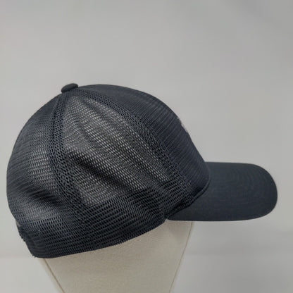 Okta Talent Snapback Mesh Back Trucker Hat Black OSFA Solid Yupoong