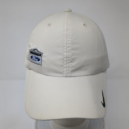 Meridian Ford Strapback Hat Tan One Size Adjustable Embroidered Swoosh Nike