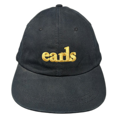 Earls Kitchen Bar Baseball Cap Black One Size Slideback Canada Flag Gold Hat