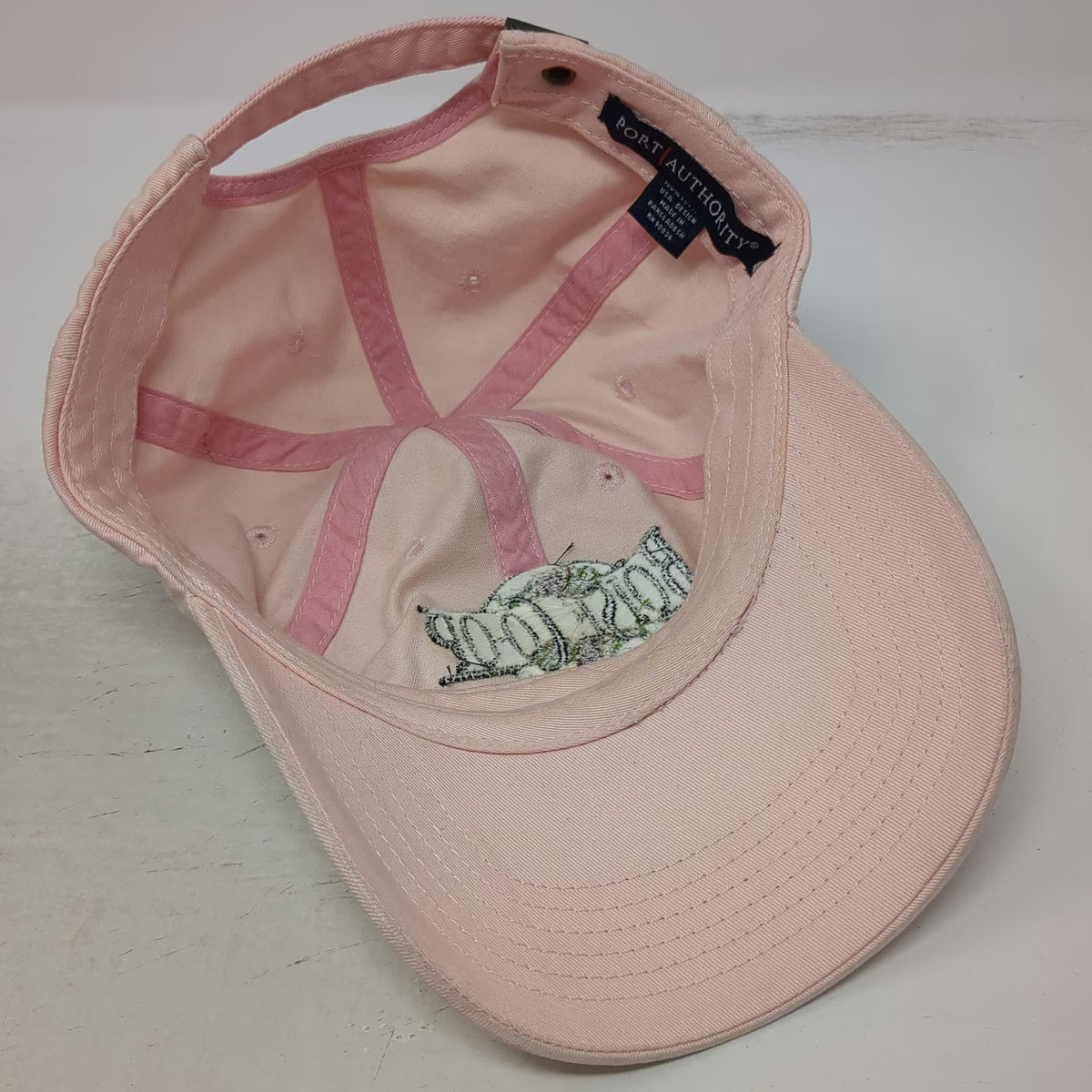 Port Authority Boise Co-op Wine Shop Hat Pink One Size Baseball Cap Slideback
