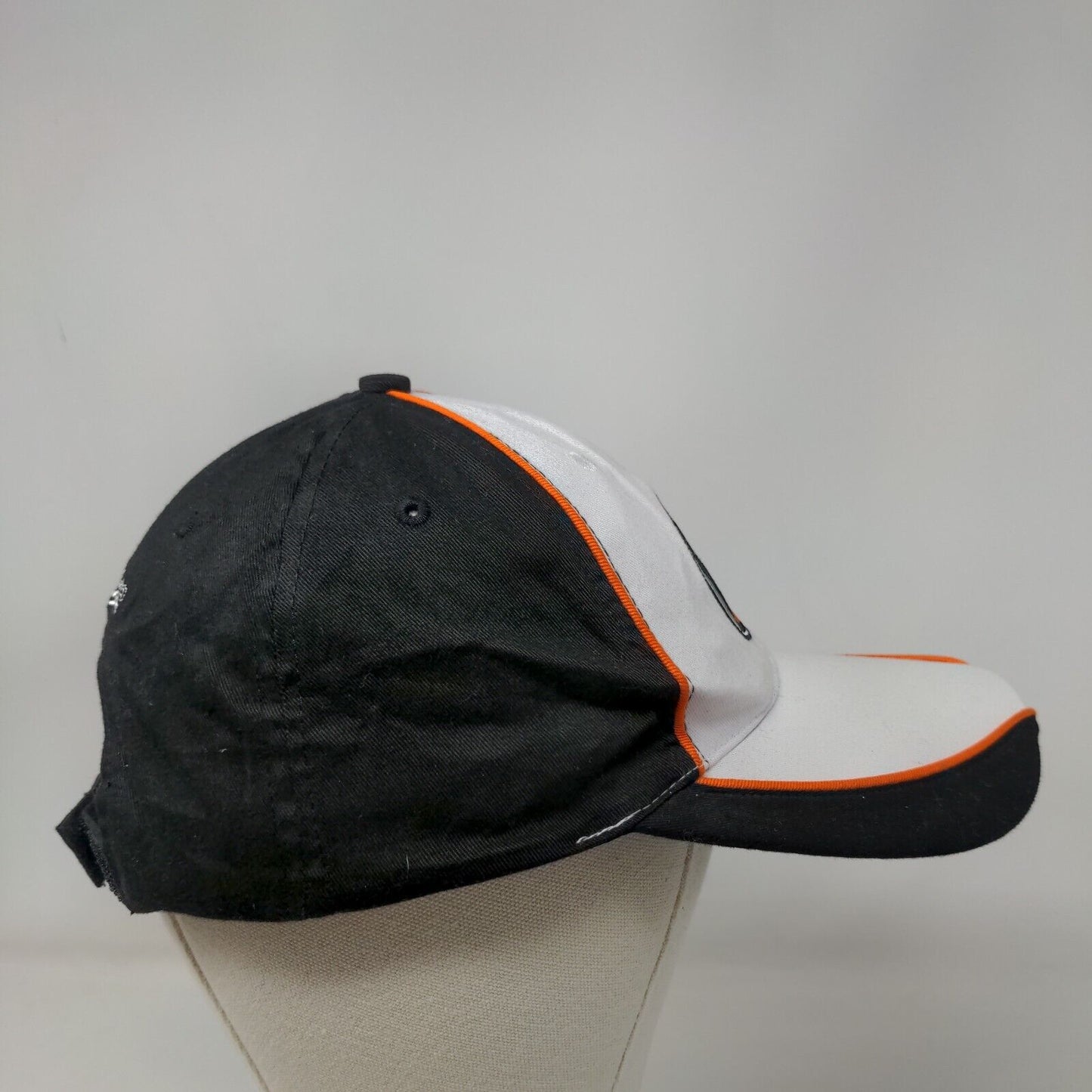 Junior Orioles Chick Fil A Strapback Hat Black White Embroidered Logo