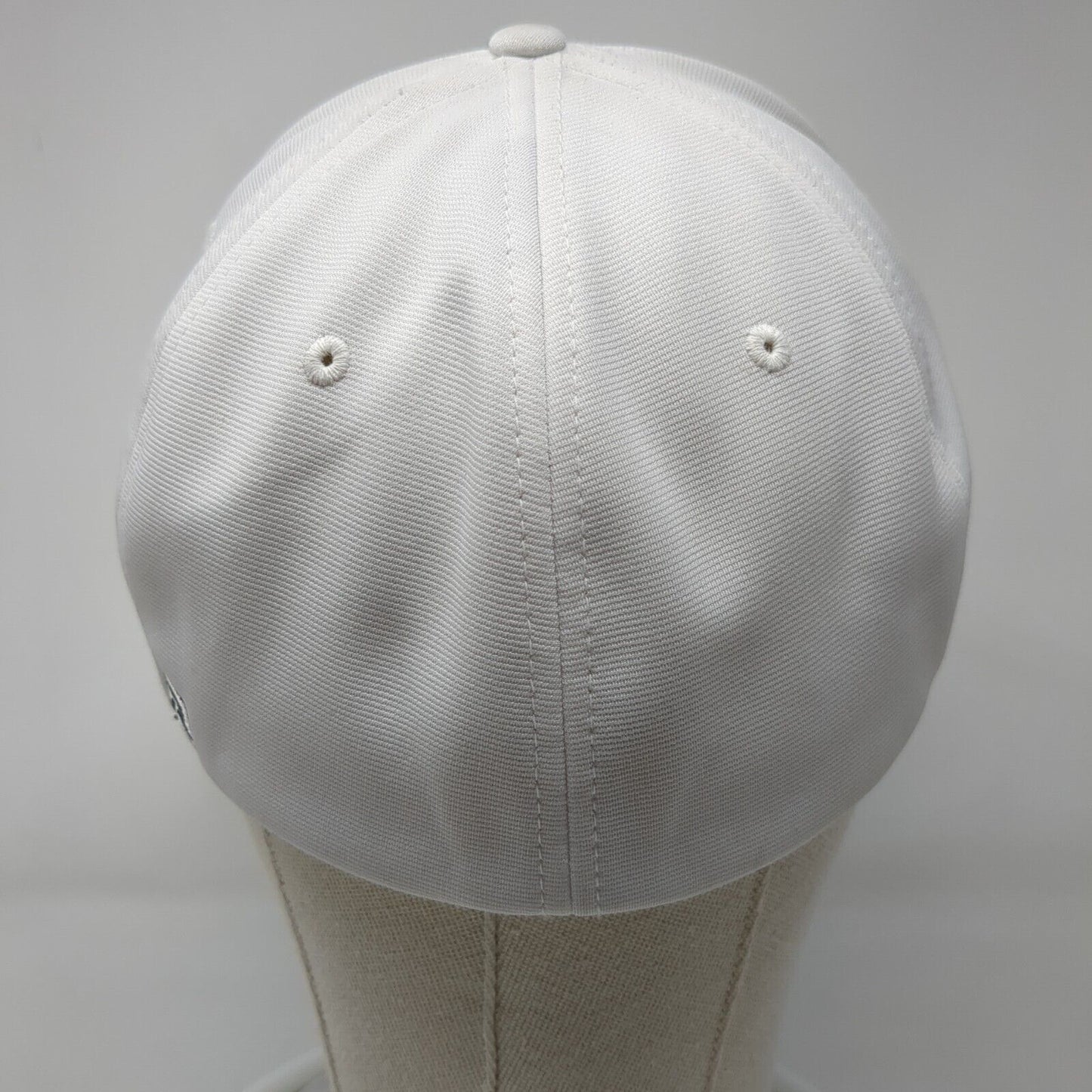 Optimist Football Fitted Hat White L/XL Flexfit Embroidered PTS20 Richardson