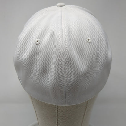 Optimist Football Fitted Hat White L/XL Flexfit Embroidered PTS20 Richardson