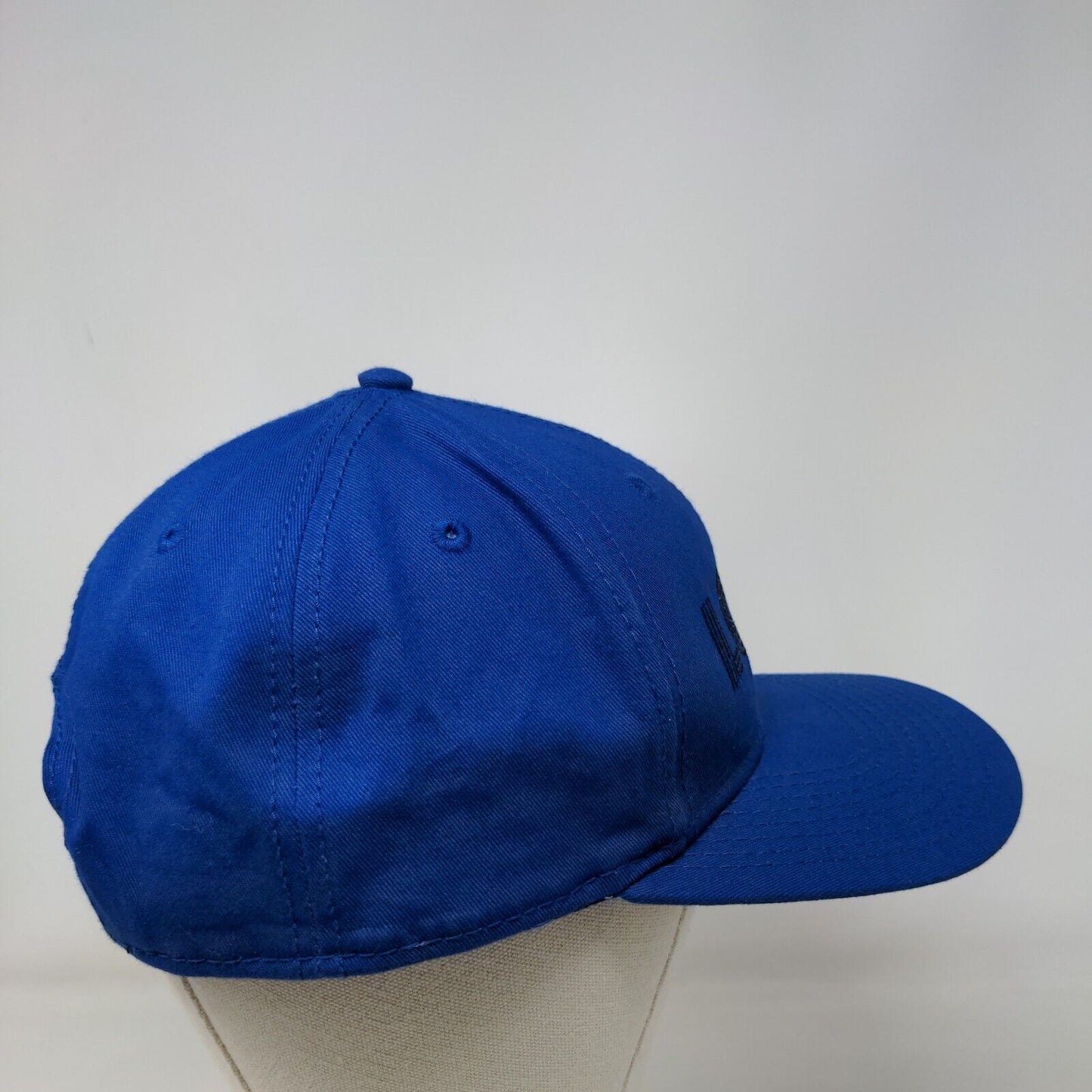 Loc'd Snapback Hat Blue OSFM Adjustable Embroidered 6 Panel Otto