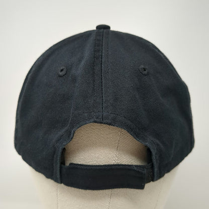 Port & Company Star Food Bank Black Baseball Cap One Size Strapback Cotton Hat