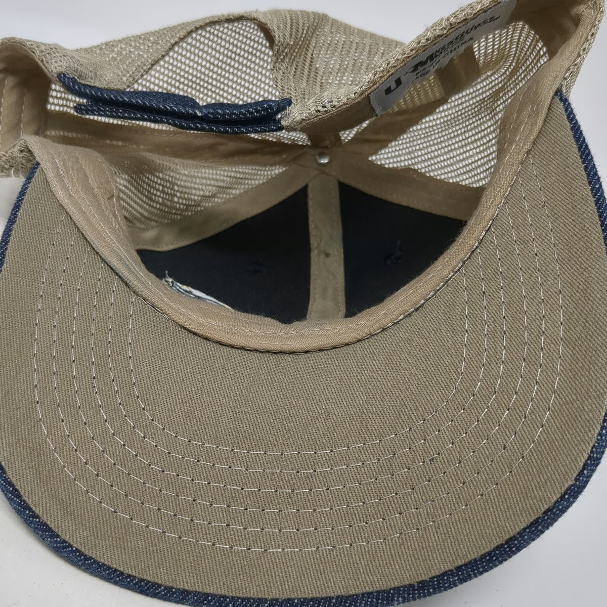 Union Resource Marketing Baseball Cap Blue One Size Denim Mesh Strapback Hat