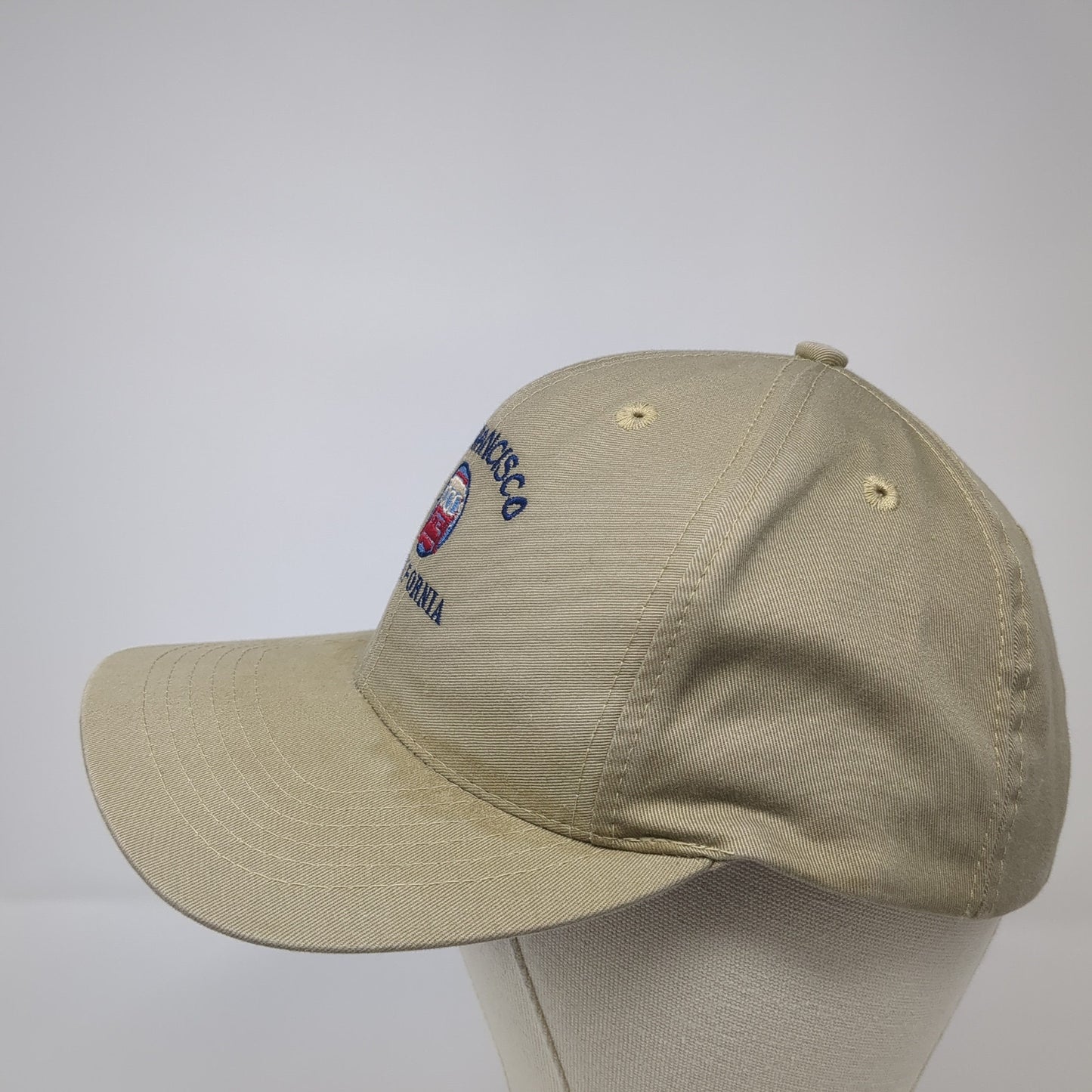 San Francisco California Snapback Hat Brown One Size Solid Adjustable
