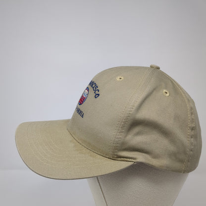 San Francisco California Snapback Hat Brown One Size Solid Adjustable
