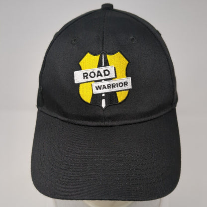 Road Warrior Strapback Hat Black One Size Drivers Deliver North America