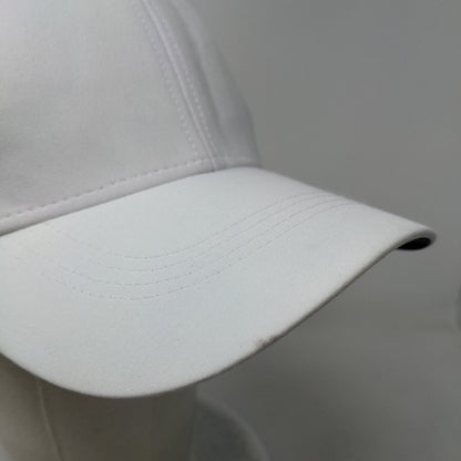 Nike Pfizer Strapback Hat White OSFM Adjustable Swoosh Logo Legacy91 Dri-Fit