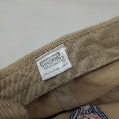 Villagers For Veterans Slideback Hat Tan One Size Embroidered 6 Panel