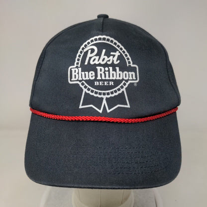 Pabst Blue Ribbon Beer Snapback Rope Hat Blue OSFM Solid Outdoor Cap