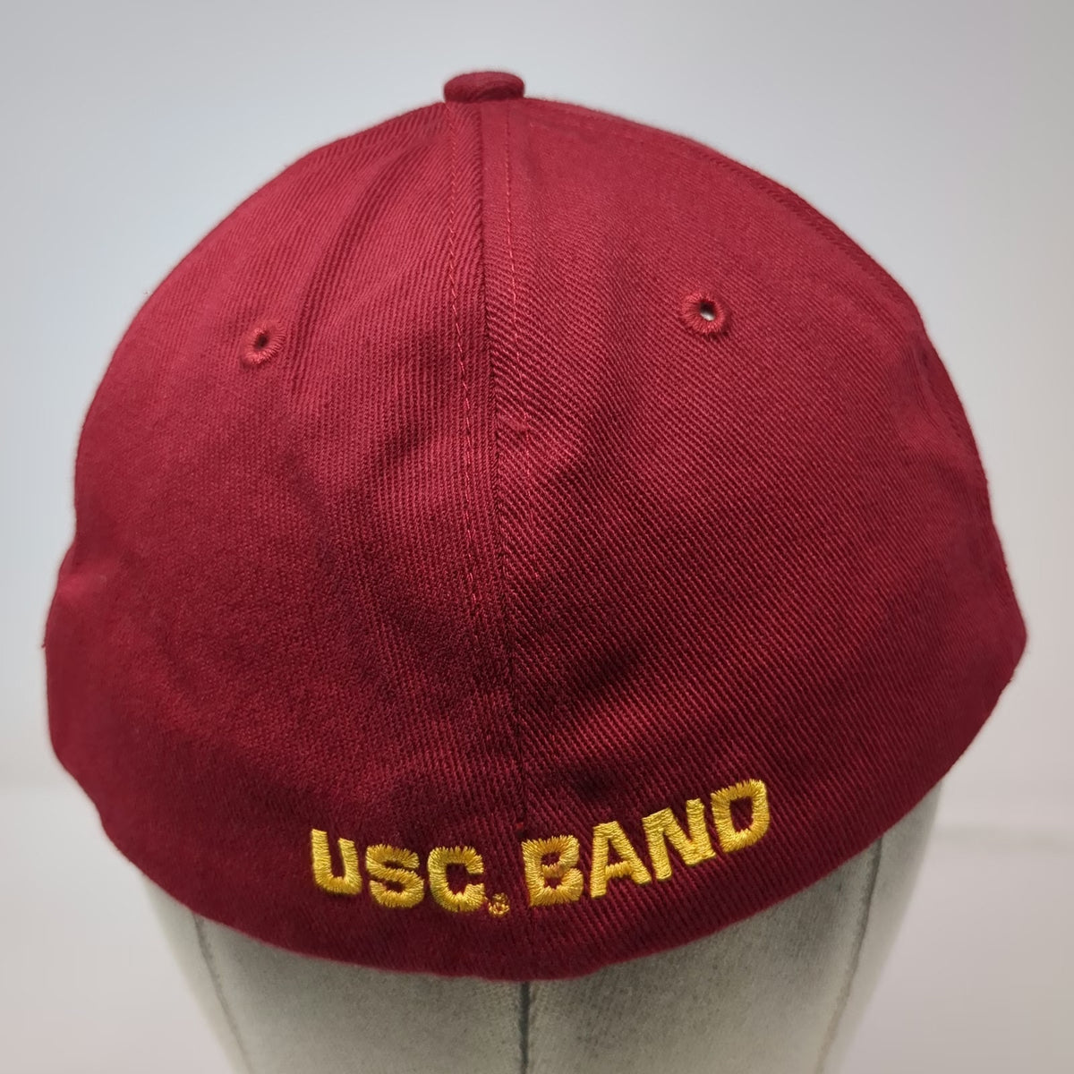 USC Trojans NCAA Team Red Cap L Flex Fit Band Embroidered Helmet Graphic Hat