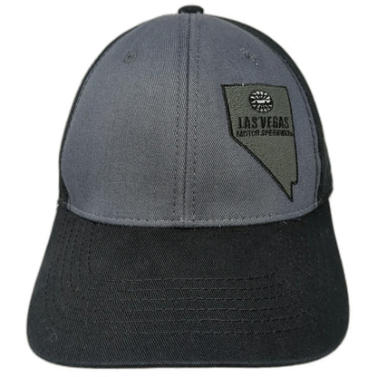Las Vegas Motor Speedway Snapback Hat Black One Size Nevada State Patch Racing