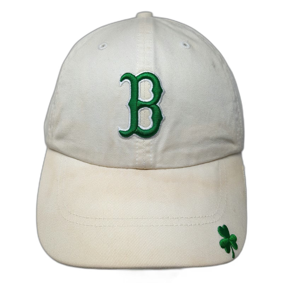 Boston Red Sox MLB Twins Enterprise Baseball Cap Beige One Size Hat Shamrock