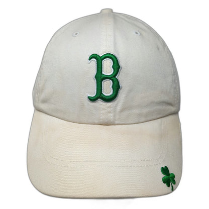 Boston Red Sox MLB Twins Enterprise Baseball Cap Beige One Size Hat Shamrock